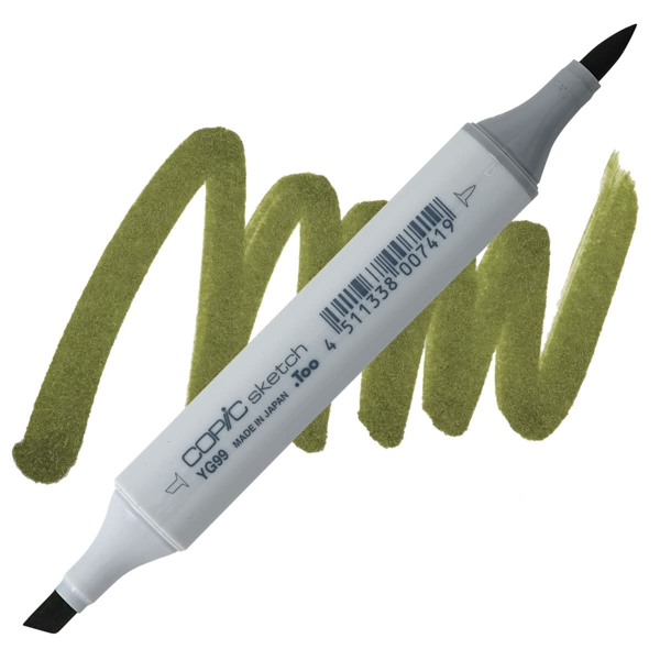 Copic маркер Sketch №YG-99 Marine green (Темно-Зелений) 