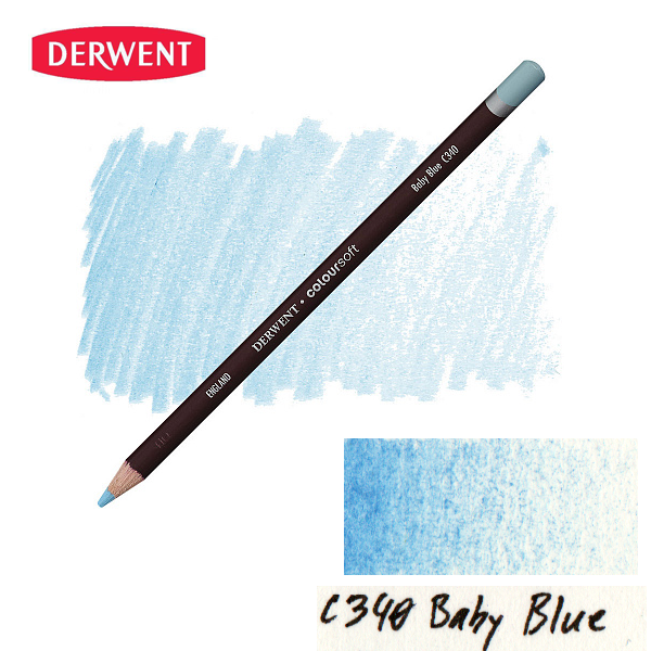 Олівець кольоровий Derwent Coloursoft (C340) Світло-синій. 
