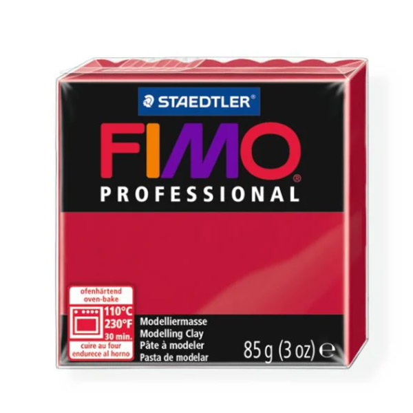 Пластика "FIMO Professional", 85 г. Колір: Карміновий 29 