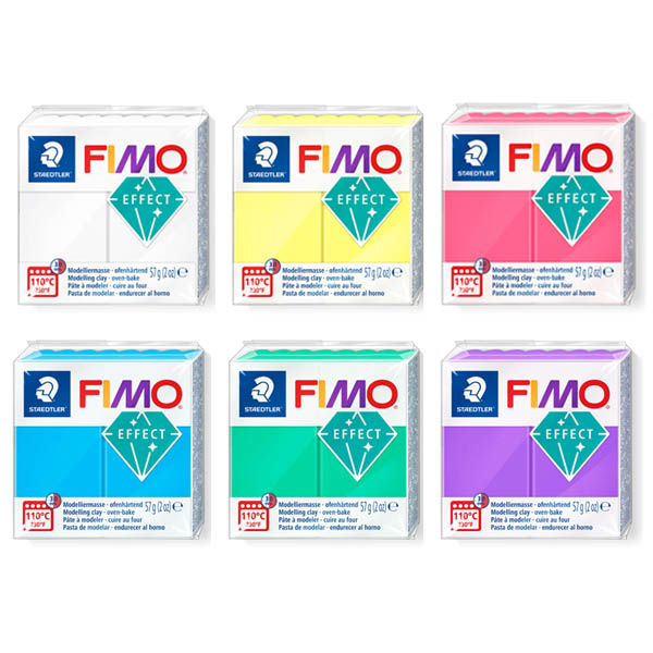Пластика «FIMO Effect Translucent», 56 г (цвета в ассортименте) - фото 1