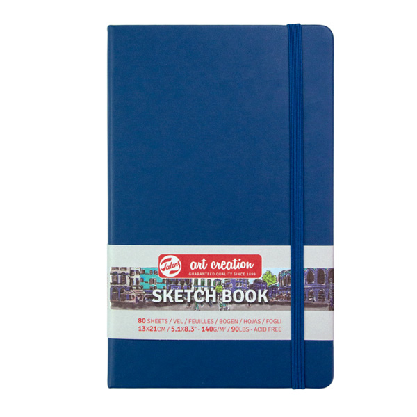 Блокнот для графики Talens Art Creation NAVY BLUE, 140 г/м2, 13х21 см, 80 л., Royal Talens - фото 1