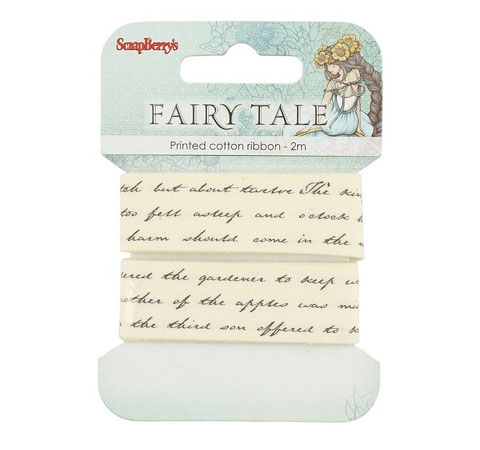 Лента декоративная Текст, хлопок, 2 м