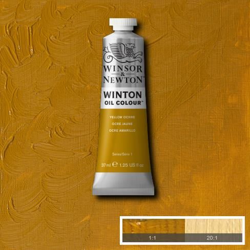 Олійна фарба Winton від Winsor & Newton, 37мл. Колір: YELLOW OCHER 