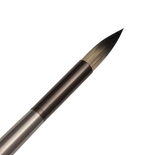 R&L Круглая  кисть с удл. ворсом Zen 53R, синтетика, длинная ручка, #12