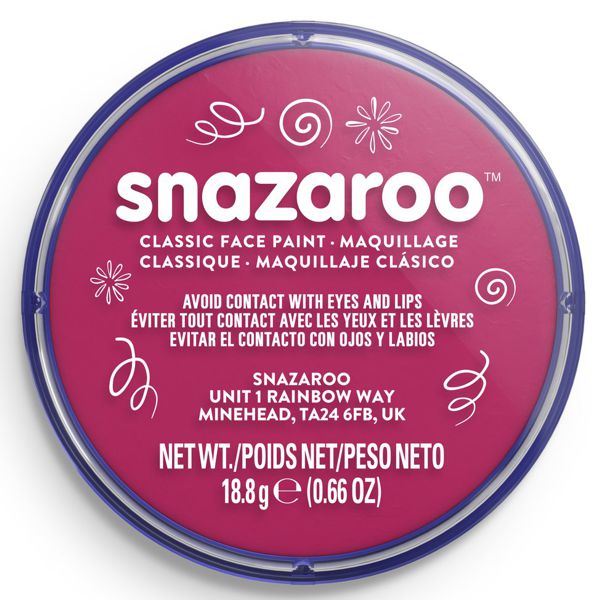 Аквагрим для лица и тела Snazaroo Classic, 18 ml, №599 Fuchsia Pink (Розовая фуксия)