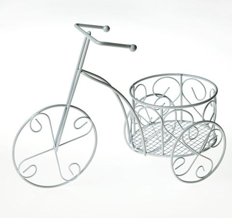 Металлический трехколесный мини-велосипед, 8х5х14см