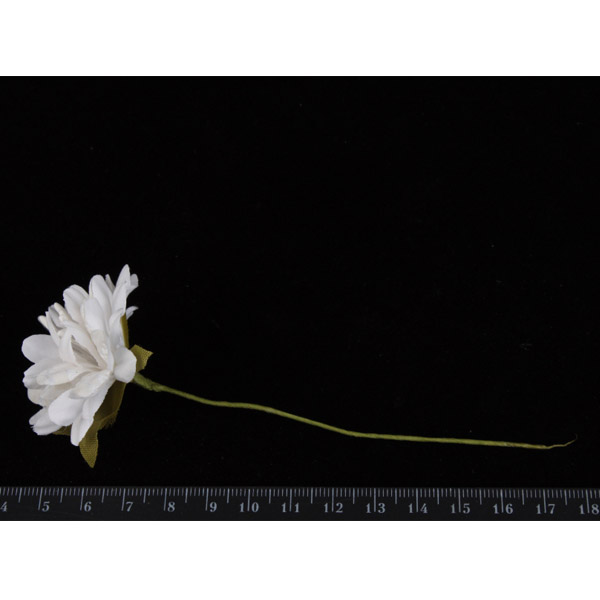 Букетик искусственных цветов хризантемы 6 шт/уп., БЕЛЫЕ - фото 2