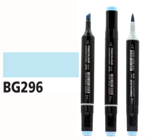 Маркер спиртовий Finecolour Brush 296 новий синій BG296 