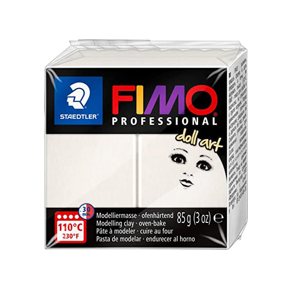 Полимерная глина для лепки кукол FIMO Professional Doll Art, ФАРФОРОВАЯ, 85 гр.