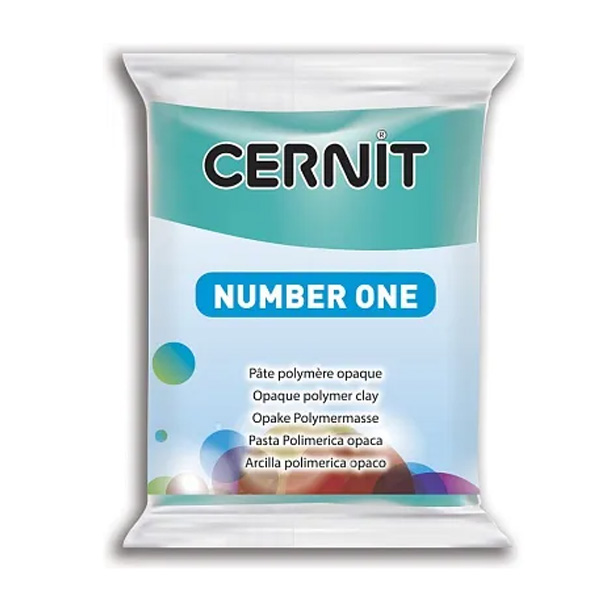 Полімерна глина Cernit Number One, 56 гр. Колір: Бірюзовий №031 