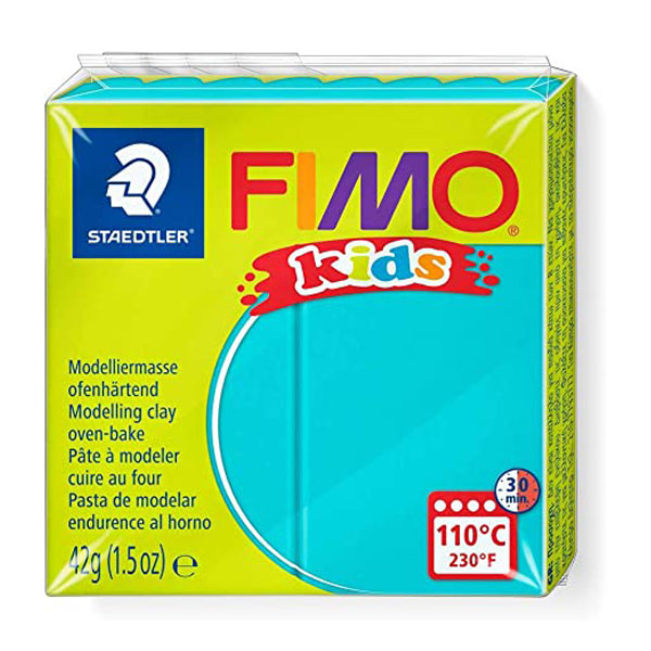 Полімерна глина FIMO Kids 42 гр. Смарагдова 