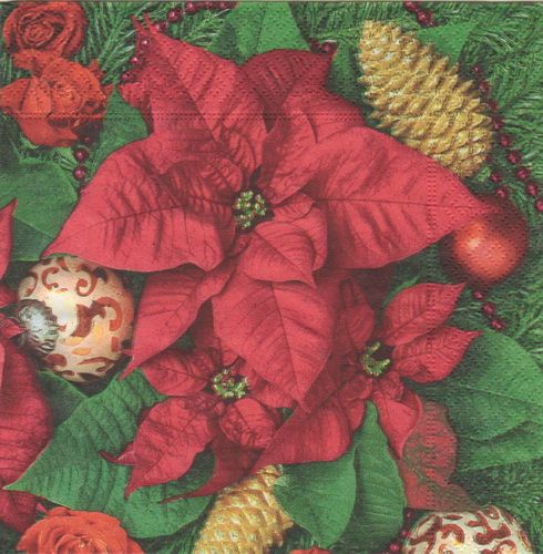 Салфетка Пуансеттия