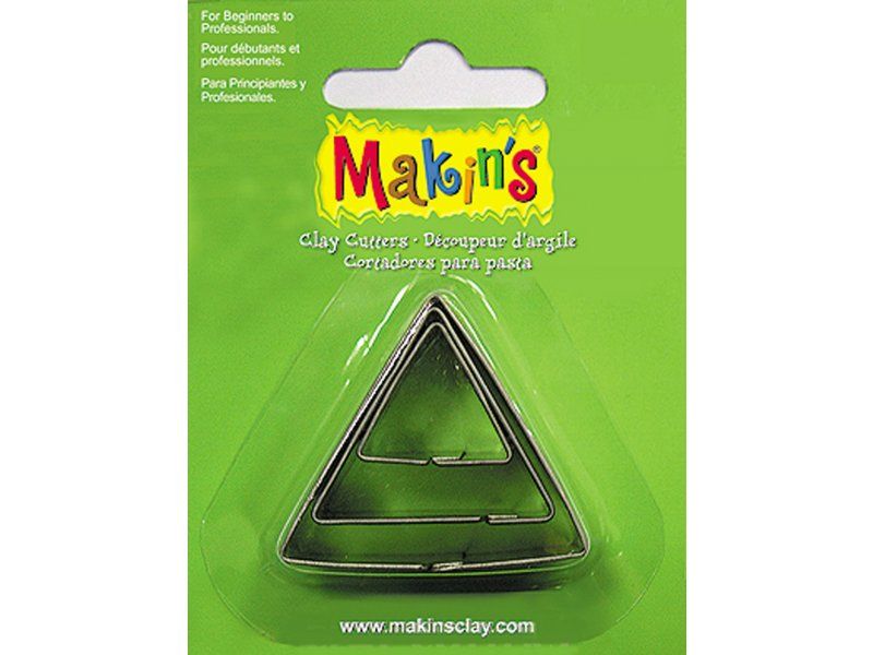 Каттери для глини Makin's, Трикутник, 3 шт/уп 