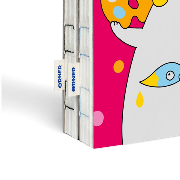 Скетчбук «Художник на всю голову», рожевий, Orner, А5, 150 г/м2, 120 арк. - фото 3