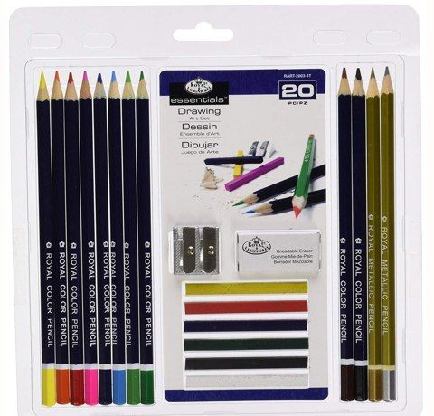 Набір для малювання Drawing Pencils, 20 предметів 