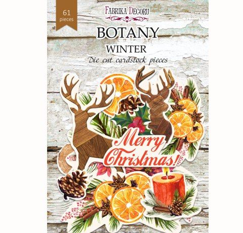 Набор высечек, коллекция «Botany winter», 61 шт