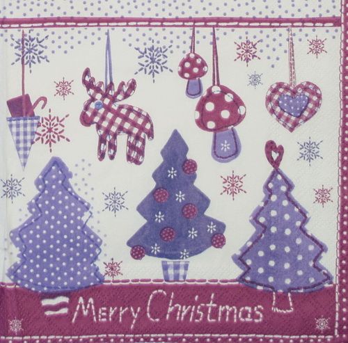 Салфетка   Merry Christmas-2