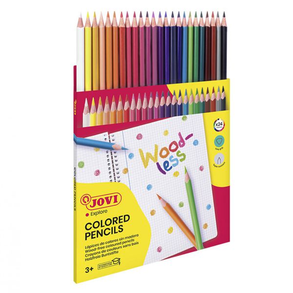 JOVI Набор цветных карандашей 24шт - фото 2