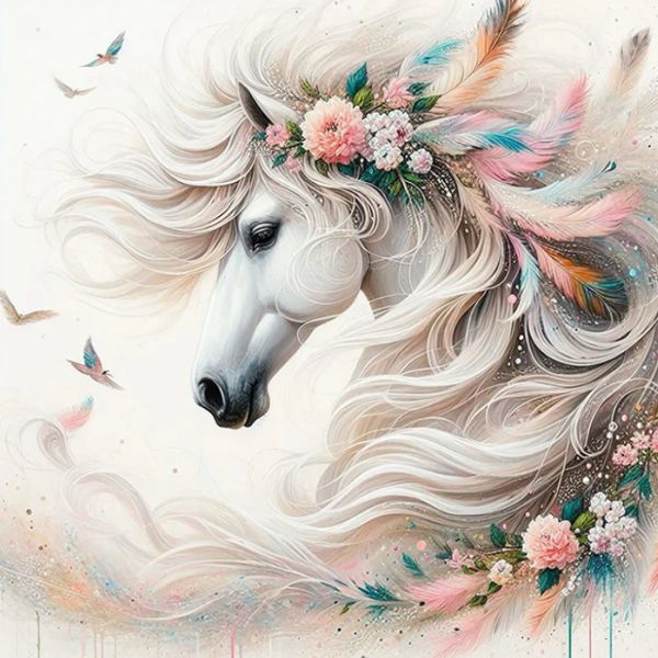 Алмазная мозаика на подрамнике Go to Art «Сквозь ветер и красоту», 30х30 см