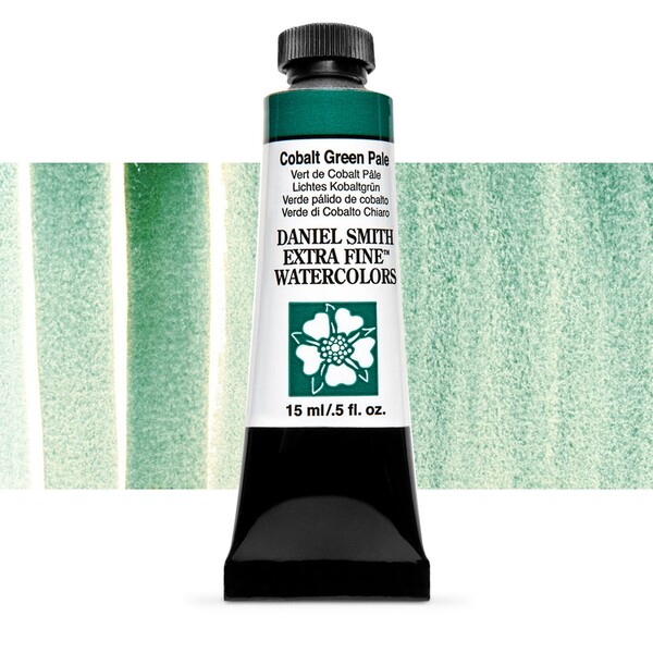 Акварельна фарба Daniel Smith, туба, 15мл. Колір: Cobalt Green Pale s3 