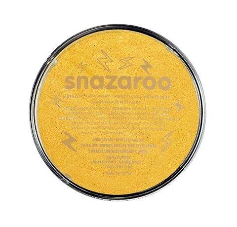 Фарба для аквагриму Snazaroo Metallic 18 мл, Gold (золото) 