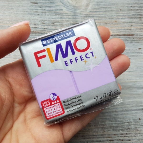 Пластика «FIMO Effect Pastel», 56 г. Цвет: Лиловый - фото 2