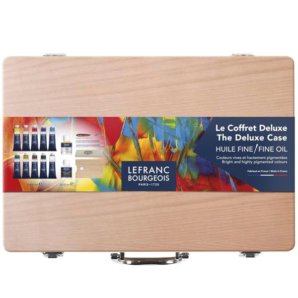 Lefranc набор масляных красок Fine Oil The Deluxe case: 10х40 мл - фото 1