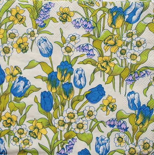 Салфетка Тюльпаны с нарциссами