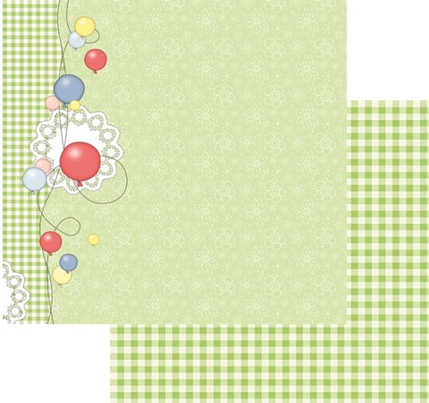 Бумага для скрапбукинга «Воздушные шары», 30,5х30,5 см