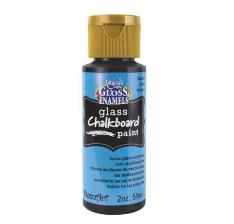 Краска для создания эффекта графитной доски на стекле «Chalkboard Paint» DecoArt, 59 ml