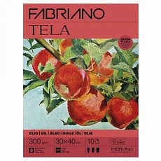 Склейка для масла Tela, 30х40 см, 300 г/м2, 10 л, Fabriano