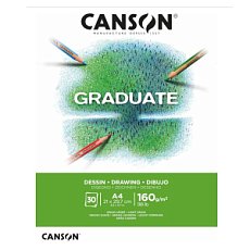 Canson альбом для эскизов Graduate Dessin Light grain 160 г, 21x219,7 см - A4 (30)