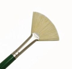 Веерная кисть, щетина, д.р., R&L Regis. (размер на выбор)