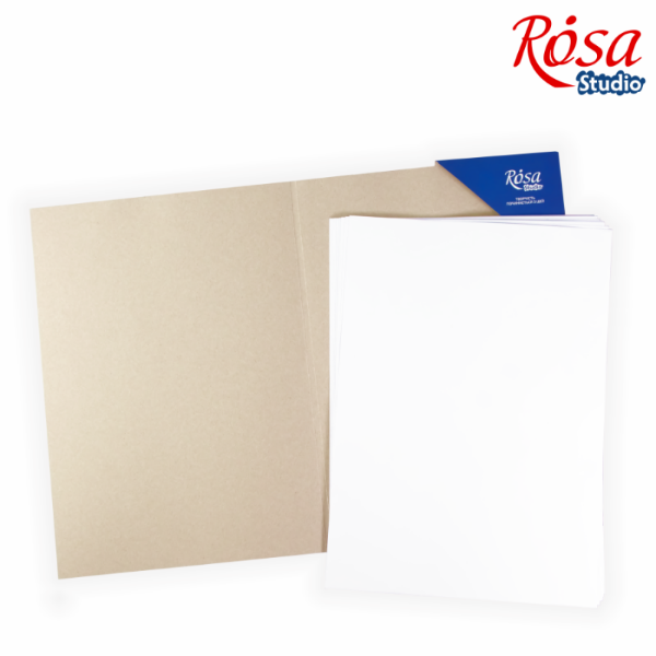 Папка для гуаши ROSA Studio А3 (29,7х42см) 20 листов, мелкое зерно, 180г/м2 - фото 2