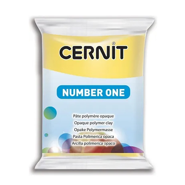 Полимерная глина Cernit Number One, 56 гр. Цвет: Желтый №021
