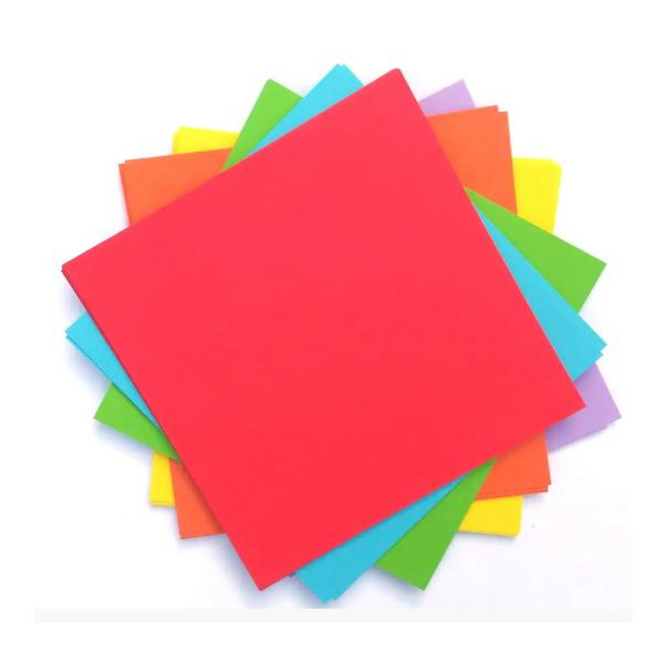 Набір кольорового паперу для орігамі 14*14 см, 10 кольорів (50 л.) - фото 2
