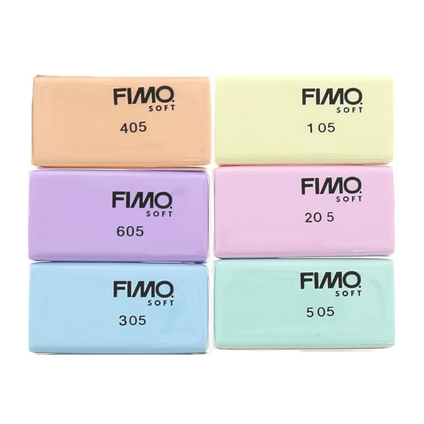 Пластика «FIMO Effect Pastel», 56 г (6 кольорів асортимент)  - фото 2