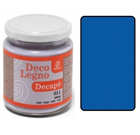 Ferrario краска для дерева Decolegno Decape 250 мл, №012 Atlantic blue (индиго)