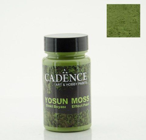 Cadence акрилова фарба для створення ефекту моху Dark Green Moss Effect, 90 ml, ТЕМНО-ЗЕЛЕНИЙ 