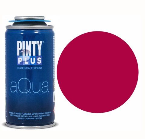 Фарба-аерозоль на водній основі Aqua, 150мл, PINTYPLUS. Колір червоний 