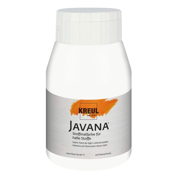 Краска текстильная Javana Tex Opak белая, 500 ml