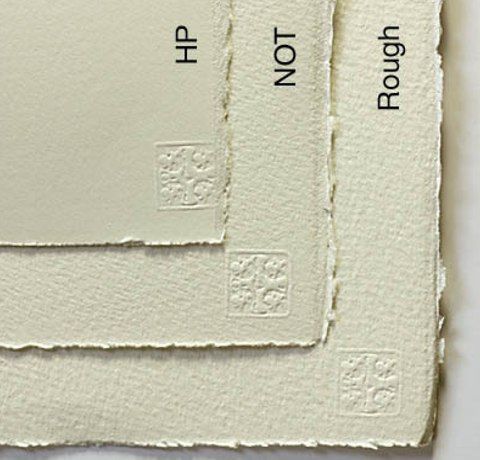 Бумага акварельная Waterford, ROUGH, B2(56х76см), 190г/м2, крупное зерно, белая. St. Cuth - фото 2