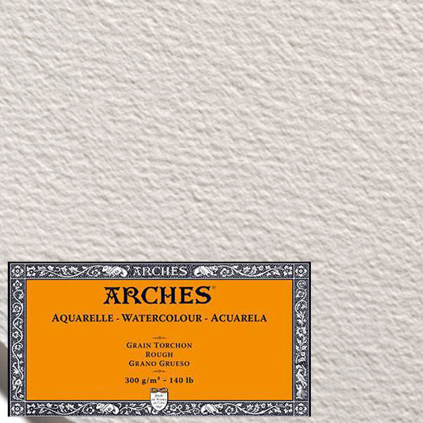 Arches папір акварельний крупнозернистий Rough Grain 300 гр, 56x76 см 