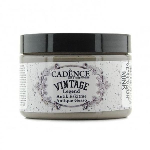 Cadence акрилова фарба з ефектом старіння Vıntage Legend, колір КАПУЧИНО (Milk), 150 мл. 