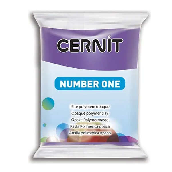 Полимерная глина Cernit Number One, 56 гр. Цвет: Фиолетовый №015