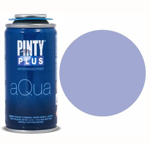 Фарба-аерозоль на водній основі Aqua, 150мл, PINTYPLUS. Колір: Лавандовий 