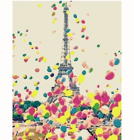 Картина по номерам Rosa Start «Яркий Париж», 35x45 см - фото 2