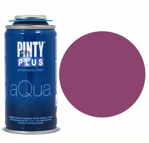 Фарба-аерозоль на водній основі Aqua, 150мл, PINTYPLUS. Колір: Баклажановий 