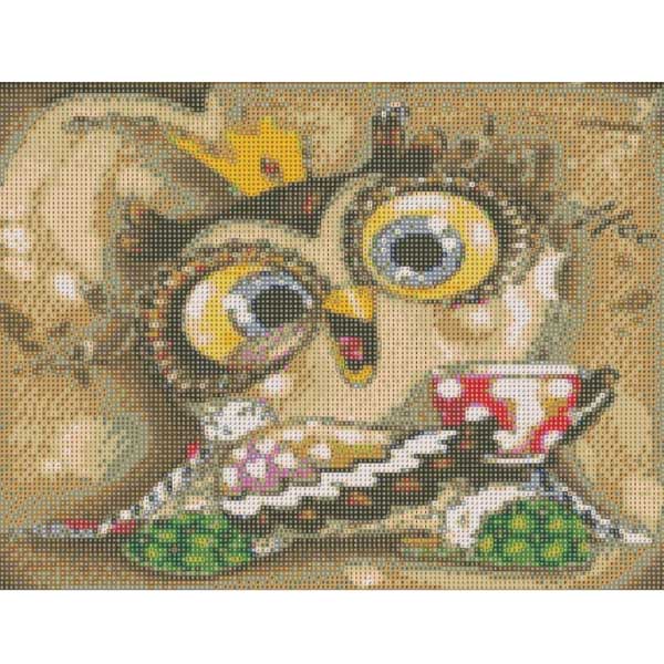 Алмазная мозаика SANTI «Совушка», 30х40 см - фото 2