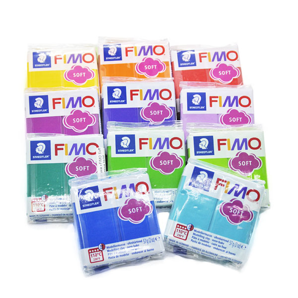 Пластика «FIMO Soft», 56 г (24 кольори в асортименті)  - фото 1